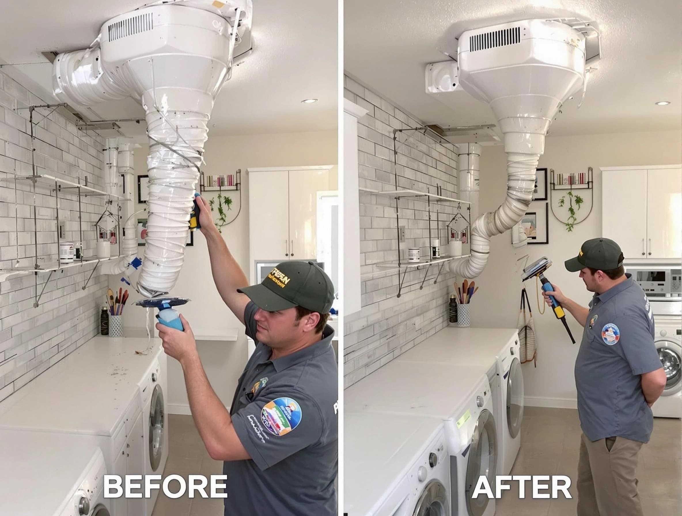 Professional dryer exhaust vent cleaning by Santaquin Dryer Vent Cleaning in Santaquin