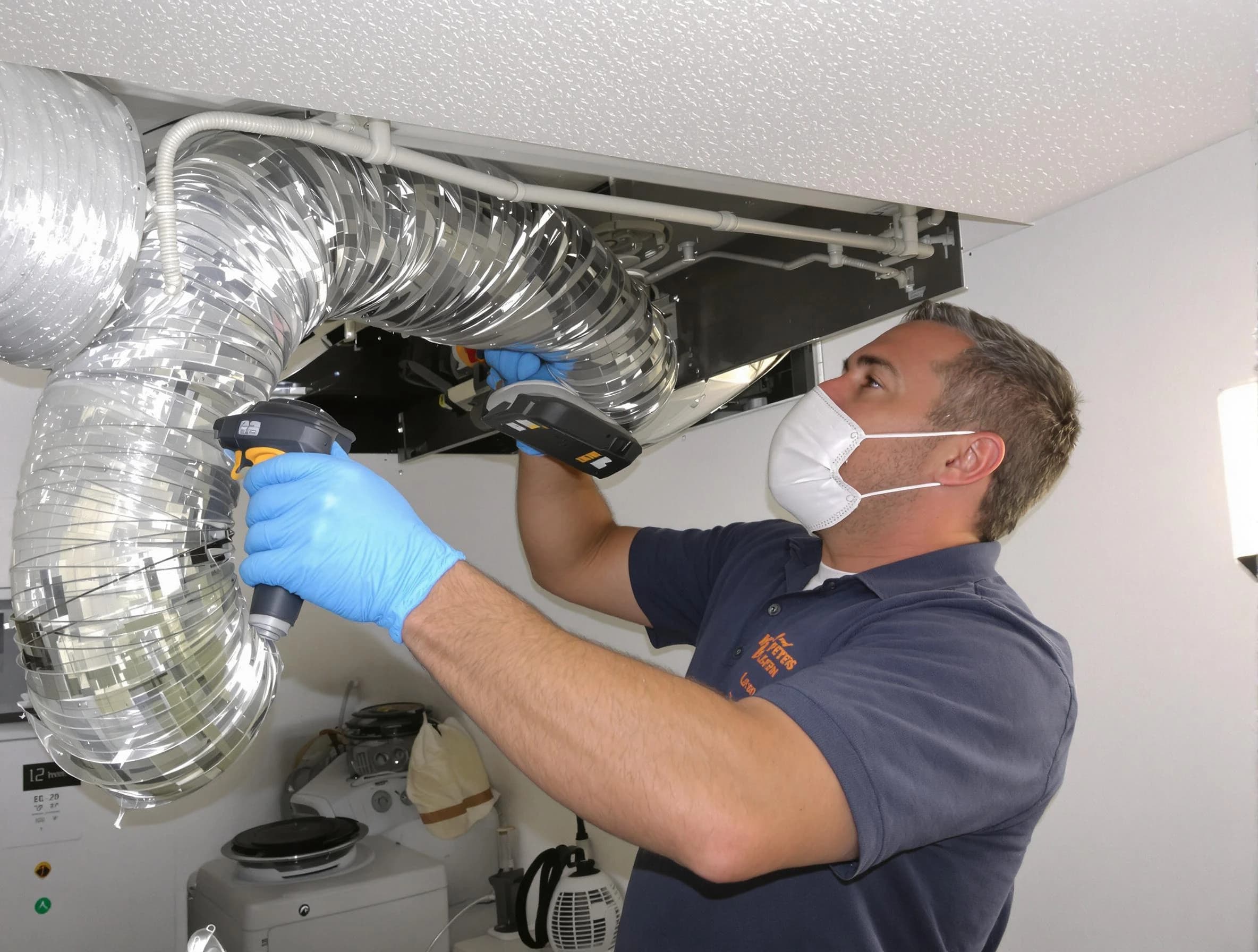 Santaquin Dryer Vent Cleaning professional performing thorough residential dryer vent cleaning in Santaquin