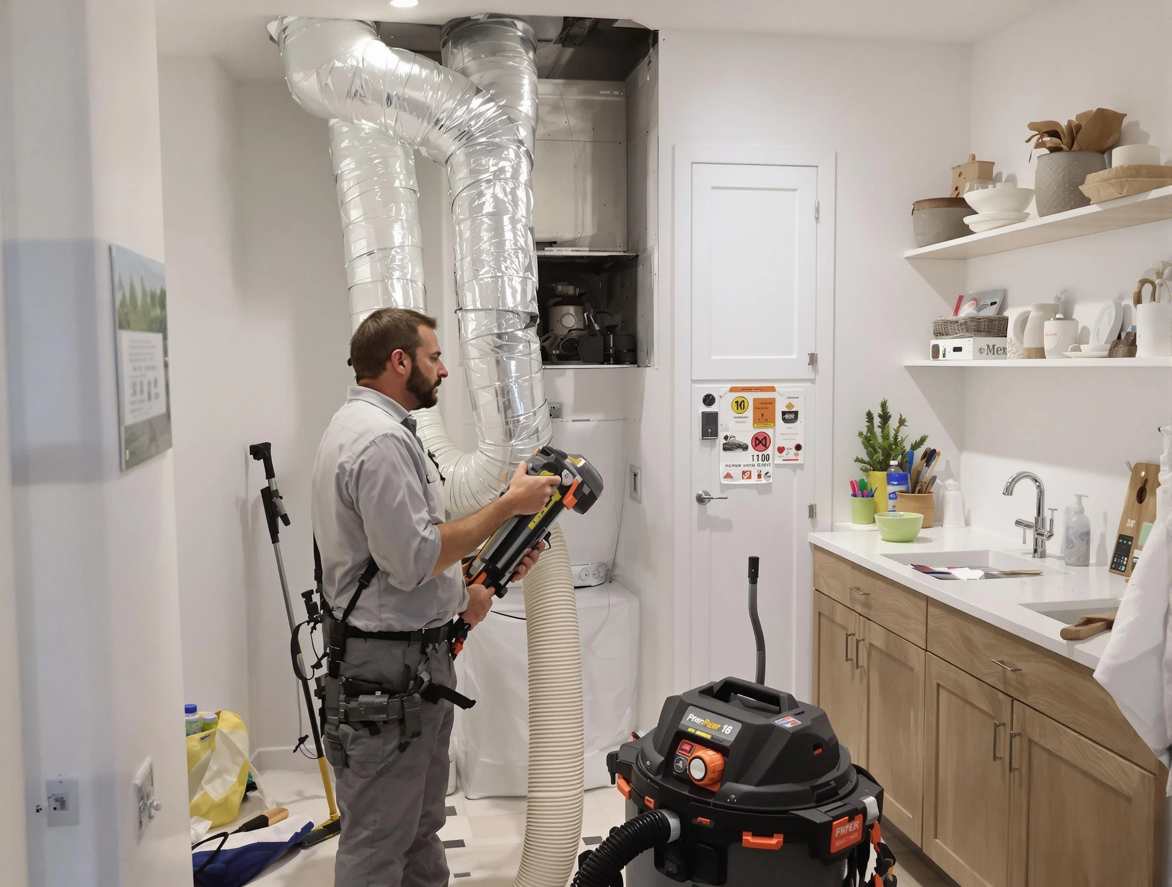 Clogged Dryer Vent Cleaning in Santaquin