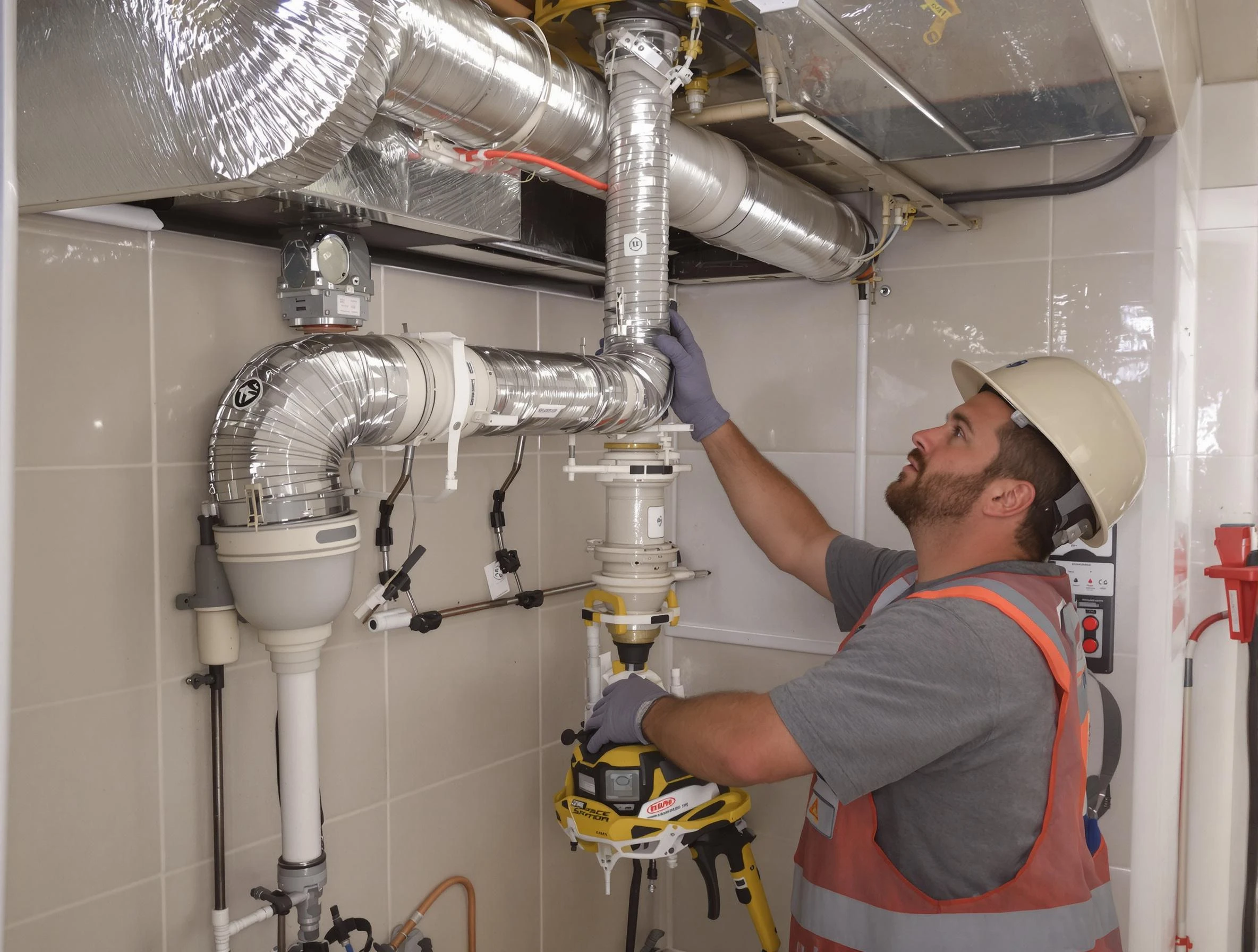 Santaquin Dryer Vent Cleaning expert performing professional dryer vent repair and installation in Santaquin